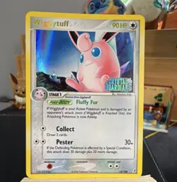 Pokemon Wigglytuff EX Crystal Guardians 13/100 90 HP Holo Rare English Card - Image 1