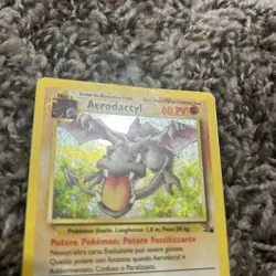 Pokemon Card - Aerodactyl Fossil Italian 1/62 Holo Rare - Image 2