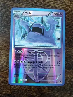 Muk 46/116 Plasma Freeze Reverse Holo Pokemon Card MINT - Image 1
