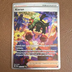 Pokemon Kieran Sv06 Twilight Masquerade Holo Rare Trainer 218/167 English Card - Image 1