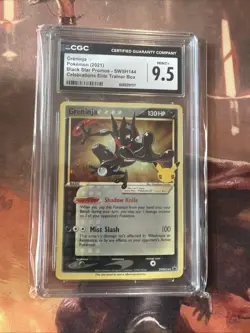 2021 😺 CGC-9.5 - Greninja Pokemon Black Star Promo #SWSH144 Pokemon Card - Image 1