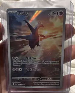 Pokemon Latios Illustration Rare Holo 203/191 Sv08 Surging Sparks 120 HP Card - Image 1