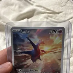 Pokemon Latios Illustration Rare Holo 203/191 Sv08 Surging Sparks 120 HP Card - Image 3