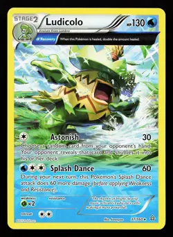 Ludicolo 37/160 Rare Primal Clash Pokemon Card - Image 1