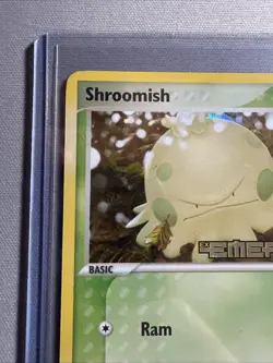 Pokemon Card - Shroomish Emerald 63/106 Common Reverse Holo Stamped LP - Image 2