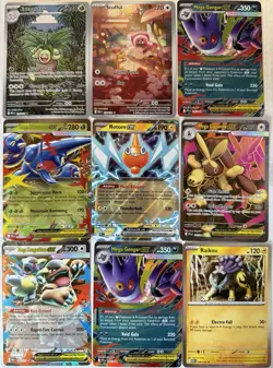 Pokemon Mega Evolution Phantasmal Flames Card Lot Of 9 - Image 1