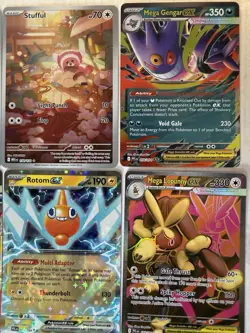 Pokemon Mega Evolution Phantasmal Flames Card Lot Of 9 - Image 3
