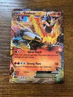 Emboar EX Holo Ultra Rare XY - BREAKpoint 14/122 NM/M Pokemon Card - Image 1
