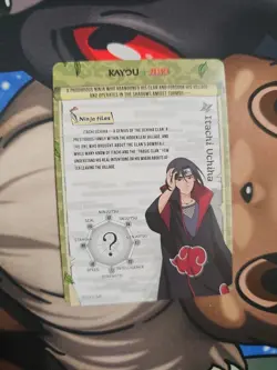 Uchiha Itachi Naruto Kayou Card Series 8 #NRZ08-UR-012 - Image 2