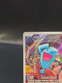 Team Rocket's Wobbuffet 203 Sv: Scarlet & Violet Promo Cards Holo - Image 2