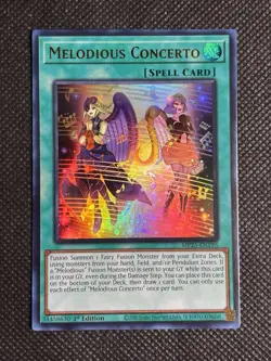 YuGiOh! - Melodious Concerto MP25-EN195 Ultra Rare 1st Edition Near Mint - Image 1