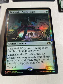 Magic: The Gathering (MTG) - DFT Lumbering Worldwagon P0422 Foil LP - Image 1
