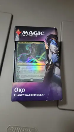 Magic The Gathering Throne of Eldraine Oko, The Trickster Planeswalker Deck - Image 1