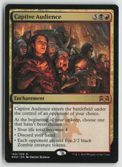 Captive Audience Lightly Played 160 Ravnica Allegiance Magic: The Gathering - Image 1