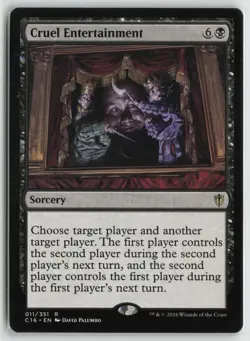 Cruel Entertainment Lightly Played 11 Commander 2016 Magic: The Gathering - Image 1