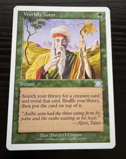 Worldly Tutor - Classic Sixth Edition MTG magic the gathering - Image 1