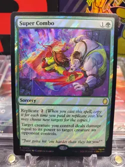 Super Combo 0034 Rare *SURGE FOIL* Sorcery MTG TMNT - Image 1