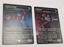 Mtg Magic Megatron & Optimus Prime - Blightsteel Darksteel Colossus Secret Lair - Image 2