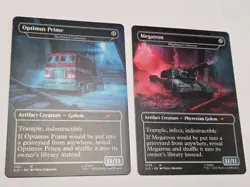 Mtg Magic Megatron & Optimus Prime - Blightsteel Darksteel Colossus Secret Lair - Image 3