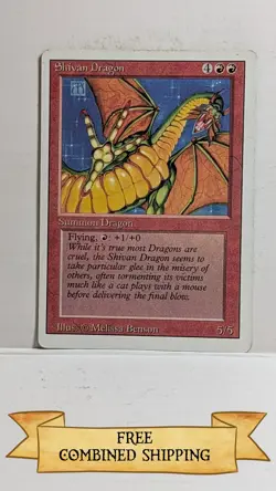 Shivan Dragon Revised Edition Regular HP - Image 1