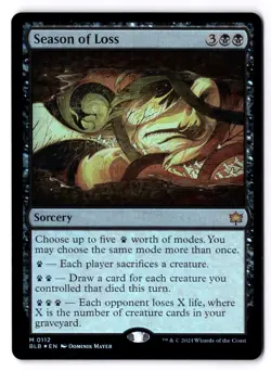 Season Of Loss NM* FOIL Bloomburrow ENGLISH 0112 mtg -UnltdCards - Image 1