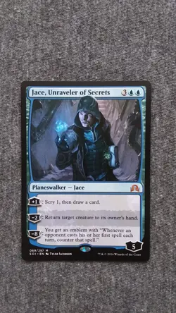 Jace, Unraveler of Secrets - Shadows over Innistrad - Magic the Gathering - MTG - Image 1