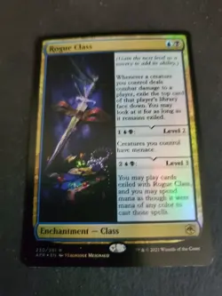 Rogue Class FOIL Adventures in the Forgotten Realms NM Rare MTG - Image 1