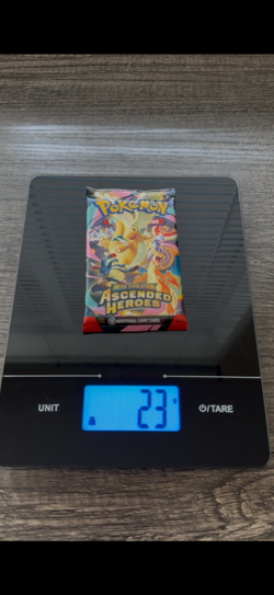 Heavy Pokemon Ascended Heroes Booster Pack (23g) Potential God Pack - Image 1