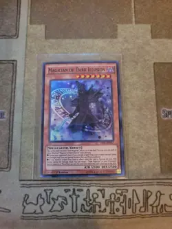 YUGIOH MAGICIAN OF DARK ILLUSION TDIL-EN017 SUPER 1ST ED NM - Image 1
