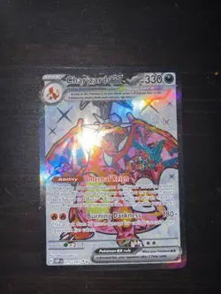 Pokemon TCG Charizard EX Sir Obsidian Flames 215/197 Near Mint - Image 1