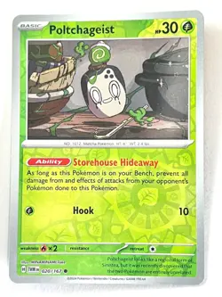 Poltchageist 020/167 Reverse Holo Common Twilight Masquerade Pokemon - Near Mint - Image 3