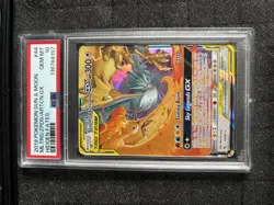 Pokemon TCG Moltres & Zapdos & Articuno GX 44/68 Hidden Fates PSA 10 - Image 2