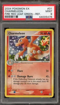 Pokemon Charmeleon EX Fire Red & Leaf Green Reverse Holo #31 PSA 9 Mint - Image 1