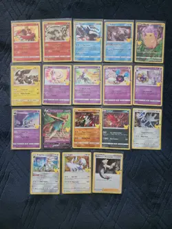 Pokemon Celebrations Card Lot (18 Cards Total - Lot #5) - Image 1