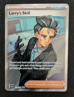 2025 Pokemon Larry's Skill Ultra Rare 139/131 Sv: Prismatic Evolutions Holo - Image 1