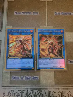 YUGIOH SKY STRIKER ACE KAGARI + ALT ART MAGO GOLD 1ST ED NM - Image 1