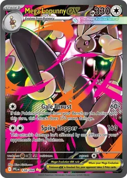 Pokemon TCG Mega Lopunny ex Phantasmal Flames 128/094 Holo Special Ill. Rare - Image 1