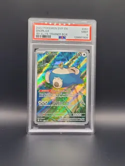 Pokemon Scarlet And Violet 151 Snorlax Etb Promo Psa Mint 9 - Image 1
