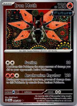 Iron Moth 009/064 Shrouded Fable Reverse Holo Pokemon - Image 1