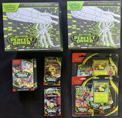Perfect Order Pokemon Lot - 2 ETB, 1 Booster Bundle, 2x Booster Packs+Blisters - Image 1