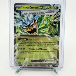 Teal Mask Ogerpon ex 025/167 Twilight Masquerade Double Rare Holo Pokemon TCG NM - Image 1