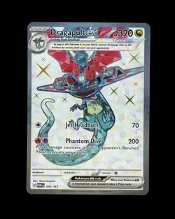 2024 Pokemon TWILIGHT MASQUERADE DRAGAPULT EX HOLO 200/167! NM (#2) - Image 1
