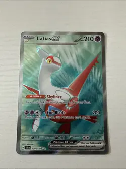Latias ex - Holo 220/191 SV08: Surging Sparks LP-NM English Pokemon - Image 1