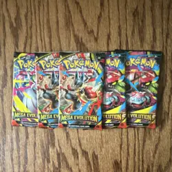 Pokemon TCG Mega Evolution Booster Packs (Lot of 5) - Image 1