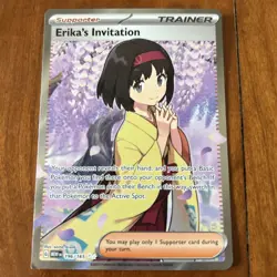 Erika's Invitation: 196/165 Pokemon Scarlet & Violet 151 Ultra Rare English - Image 1
