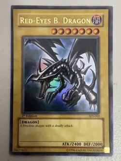 Red-Eyes Black Dragon SDJ-001 Ultra Rare 1st Edition Yu-Gi-Oh Joey Starter Deck - Image 1