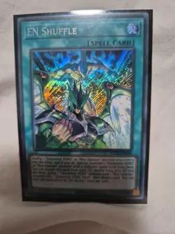 YUGIOH EN Shuffle (BLCR-EN008) Secret Rare 1st Edition Near Mint - Image 1