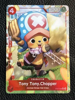One Piece TONY CHOPPER ST21-008 ALT ART Foil NEAR MINT - Image 1