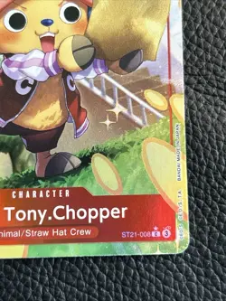 One Piece TONY CHOPPER ST21-008 ALT ART Foil NEAR MINT - Image 3