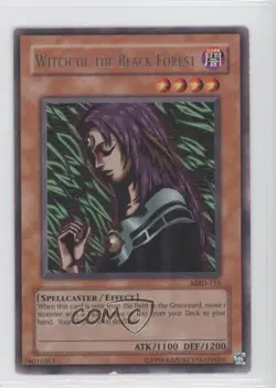 Witch of the Black Forest (R) Unlimited YuGiOh Metal aiders #MRD-116 2002 READ - Image 1